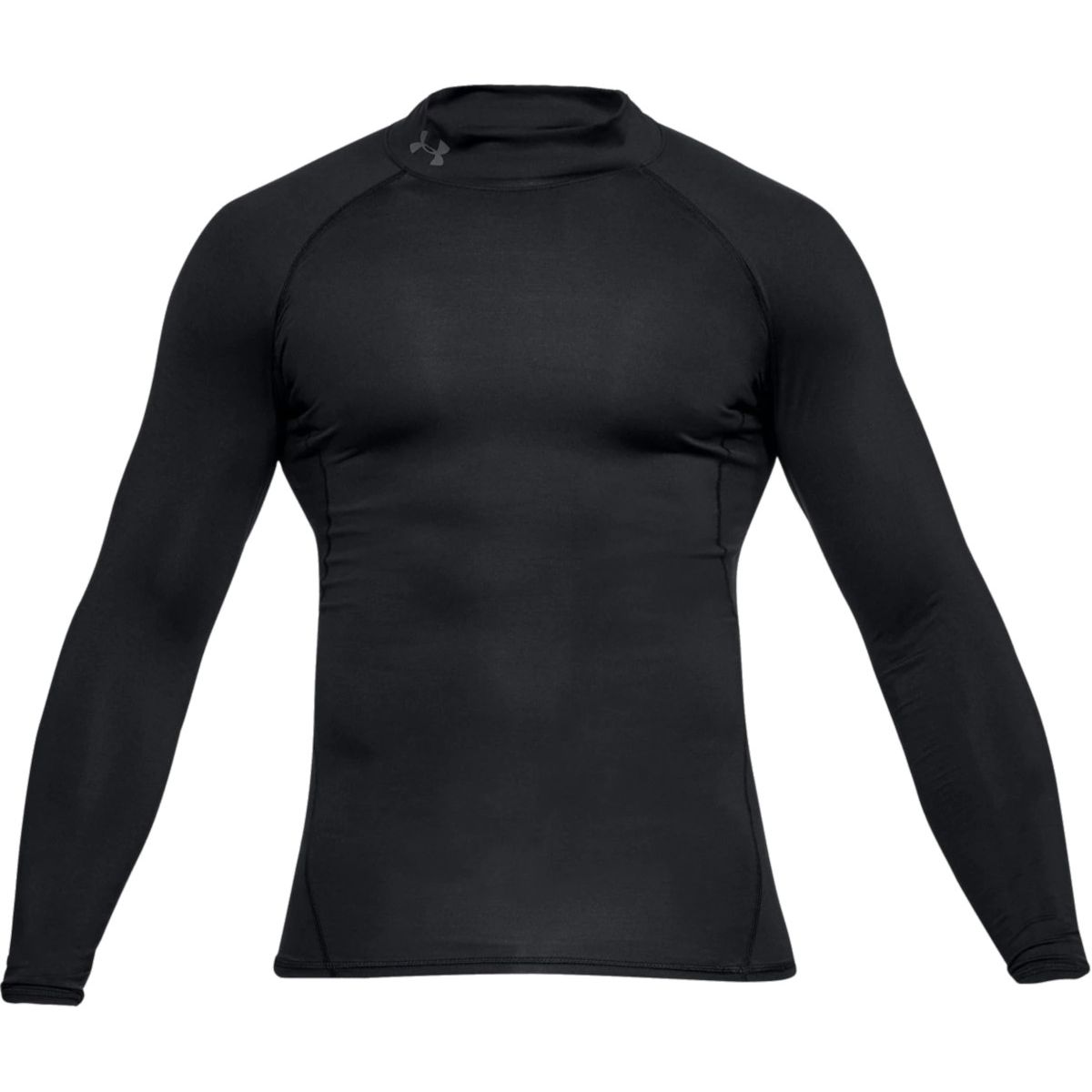 T-Shirt Under Armour HeatGear Armour Compression Mock LS - Black - men´s 