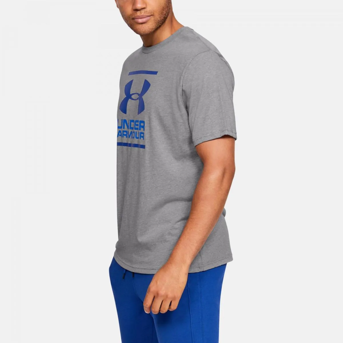 Under Armour GL FOUNDATION - Tee-shirt Homme gris - Private Sport Shop