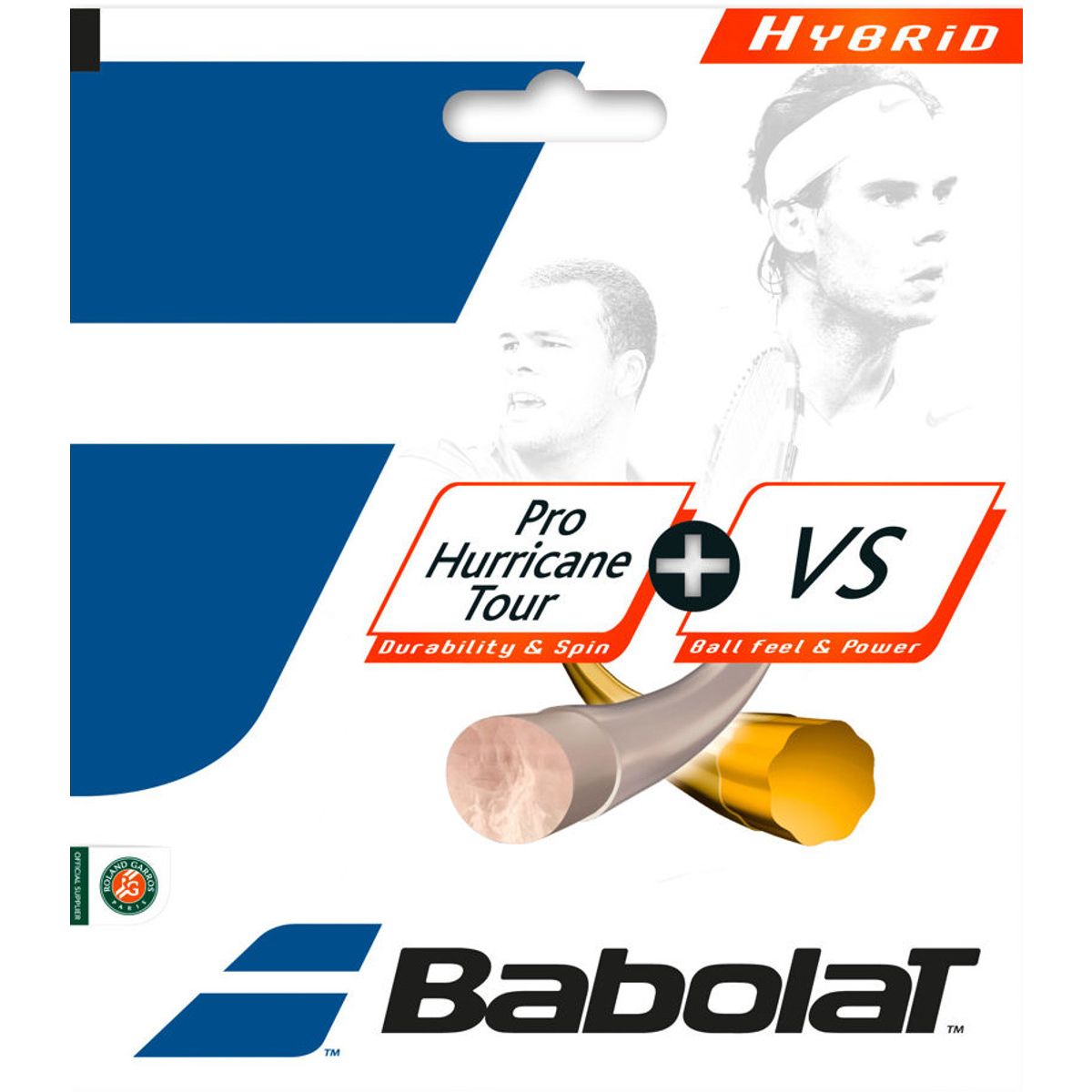 Babolat Pro Hurricane 1.30 + VS 1.30 Tennis String 2810
