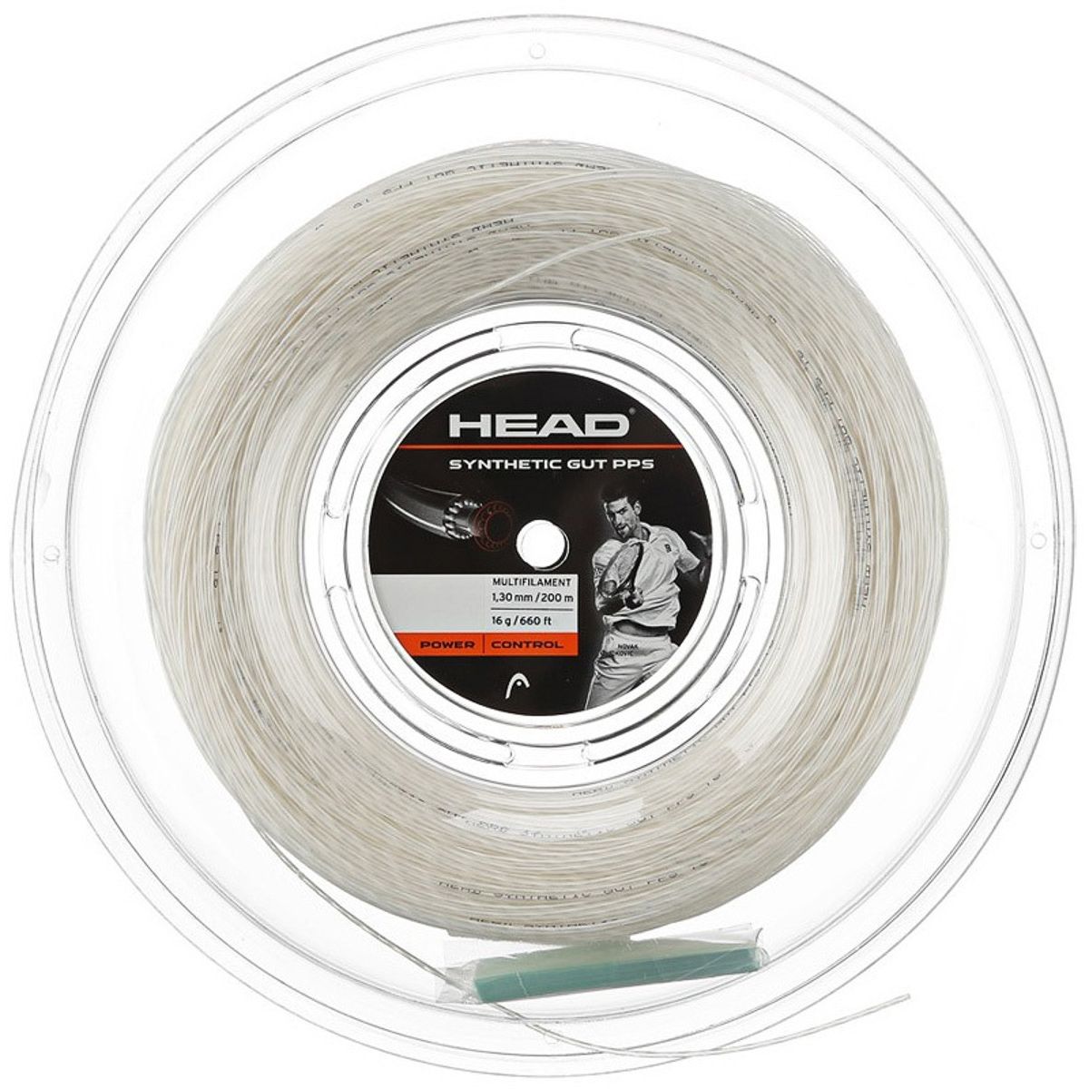 Head Synthetic Gut PPS Tennis String (1.34mm, 200m) 281095