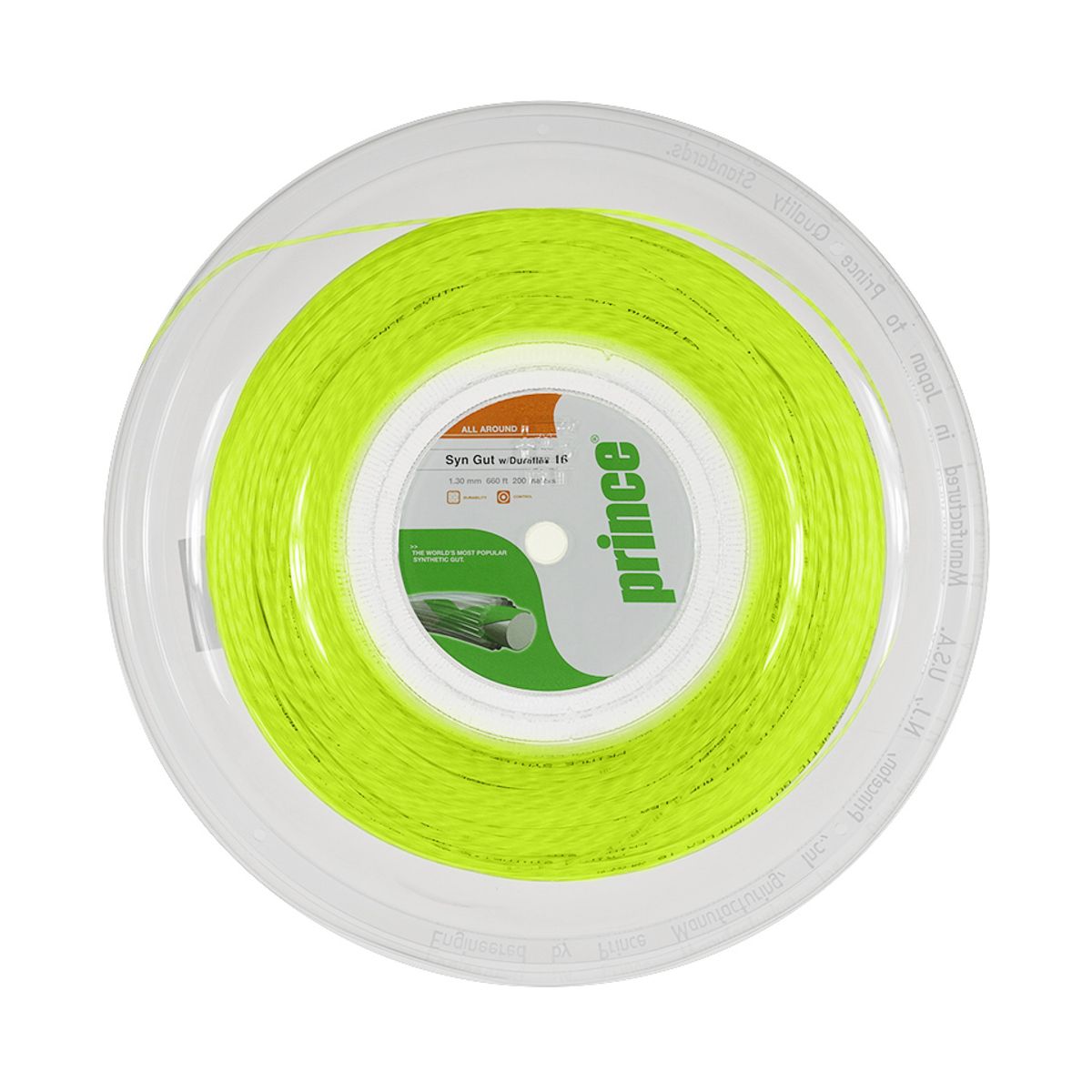 Prince Synthetic Gut With Duraflex 17g White Tennis String M69a for sale online 