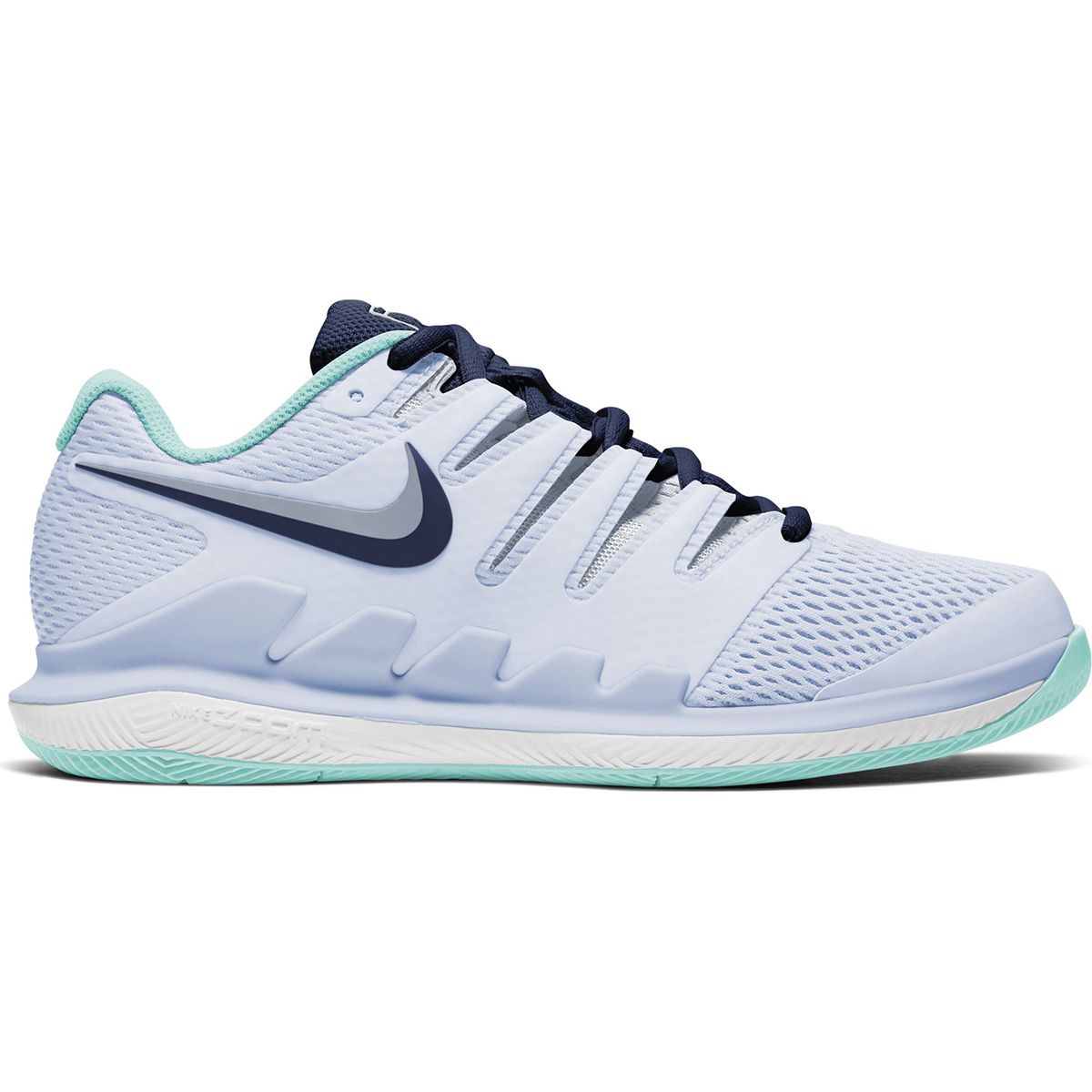 Nike Womens Air Zoom Vapor X Tennis Shoes Royal Tint/Military Blue ...
