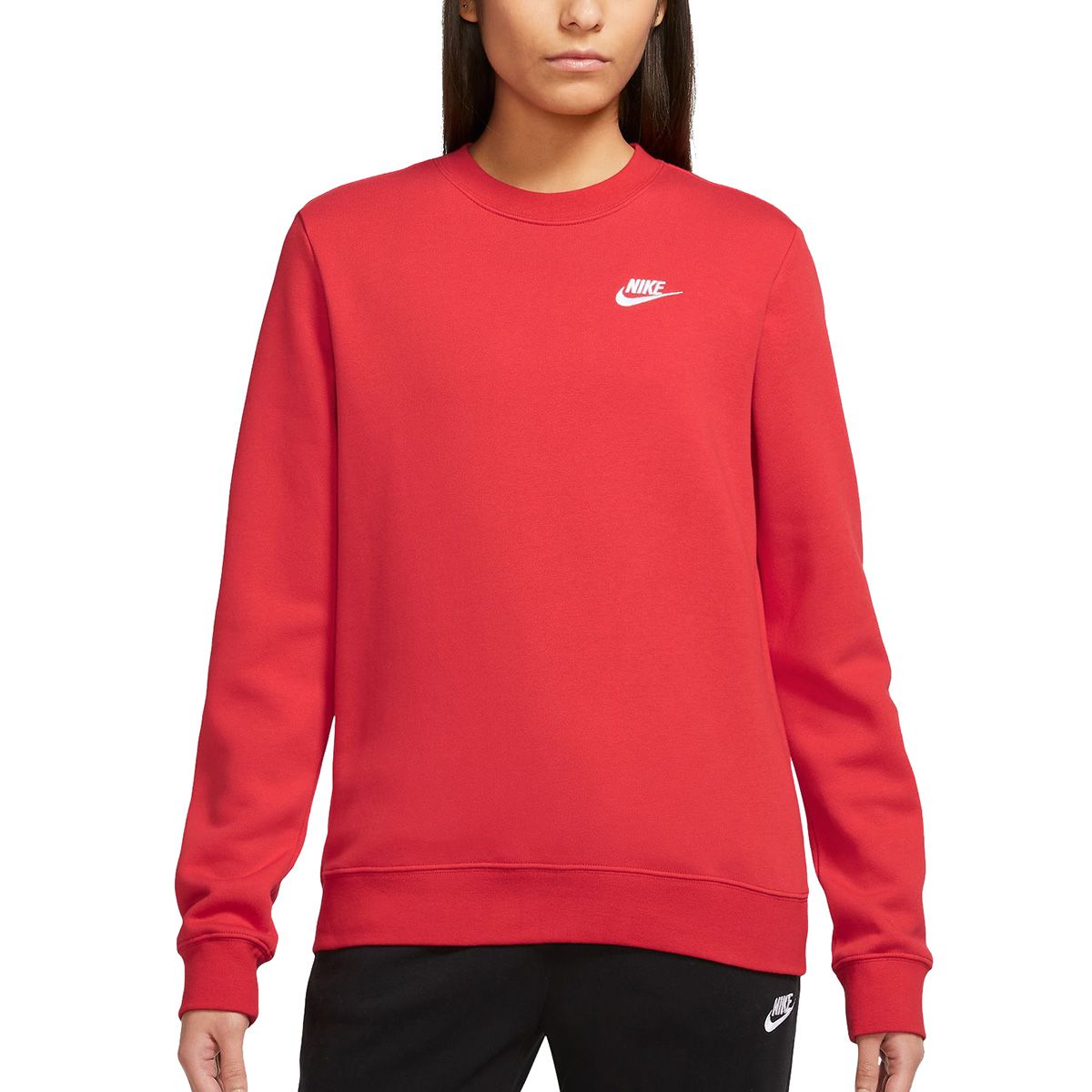 Nike Sportswear Club Fleece Women's Logo Crew-Neck Sweatshirt