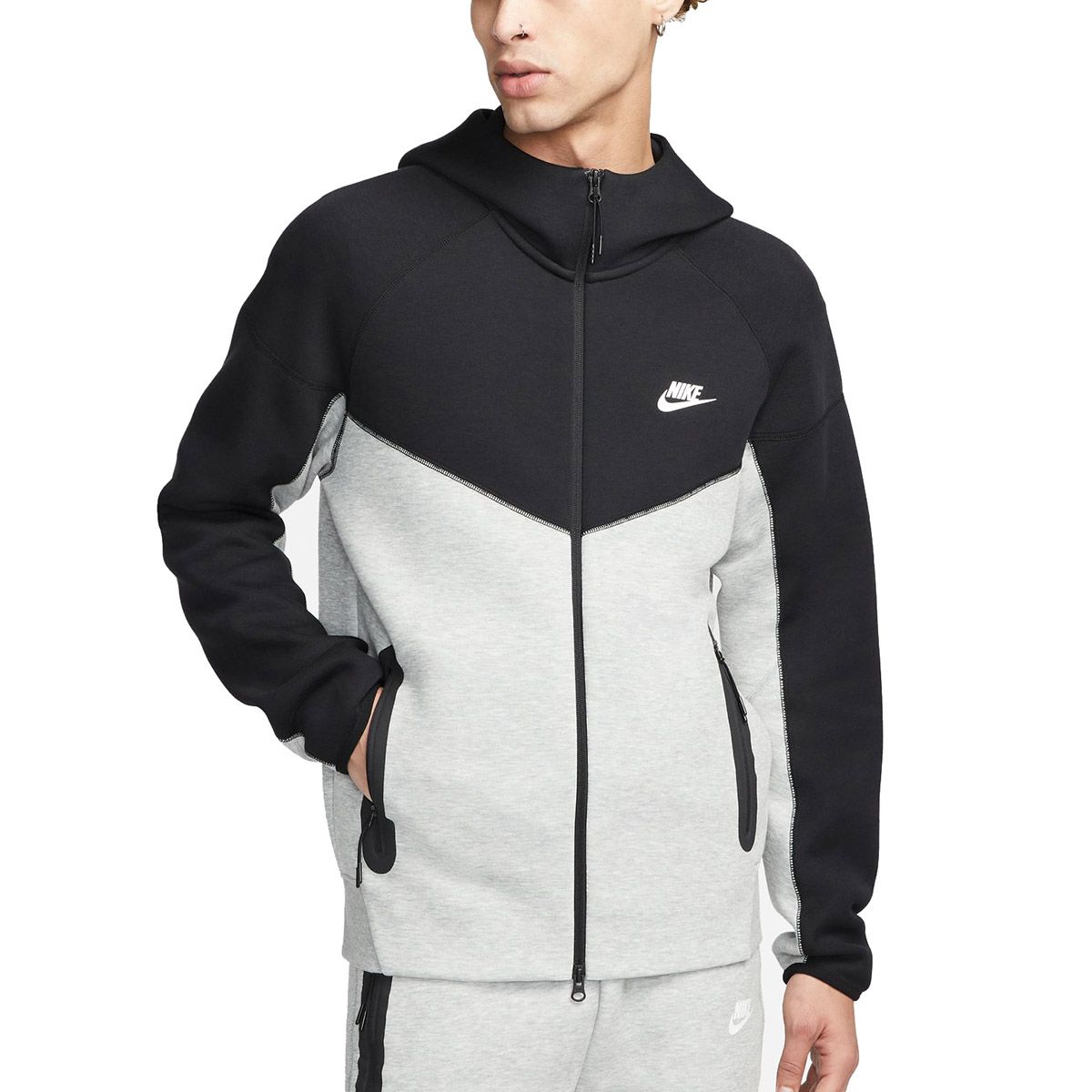 Mens sportswear tech top fleece windrunner hooded sweatshirt