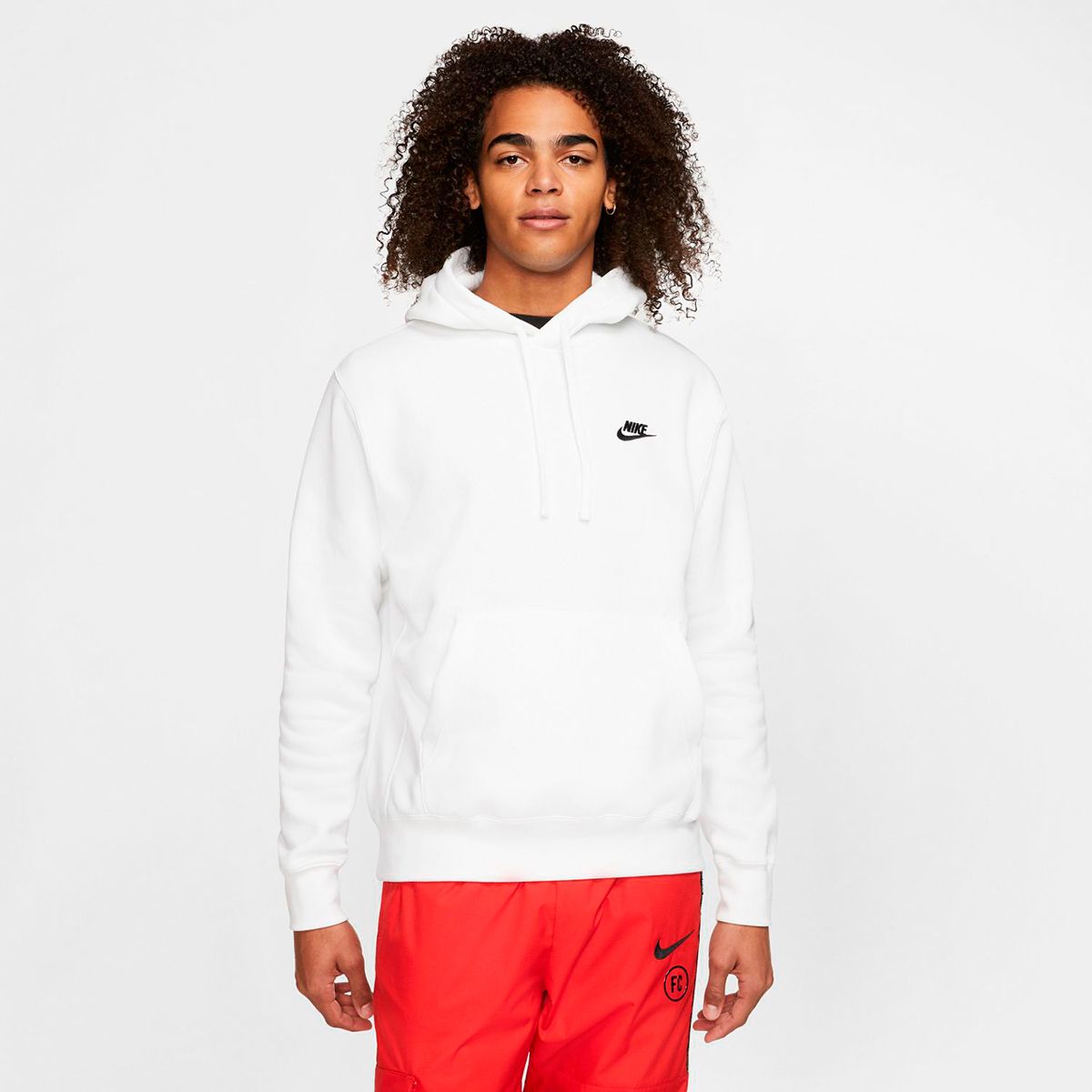 Nike Club Fleece Men's Brushed-Back Long-Sleeve Polo