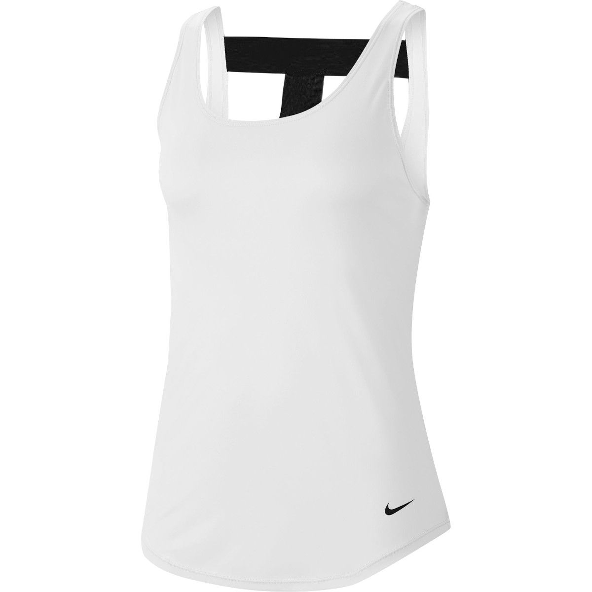 Nike Womens Dri-FIT Victory Tank (White/Black)