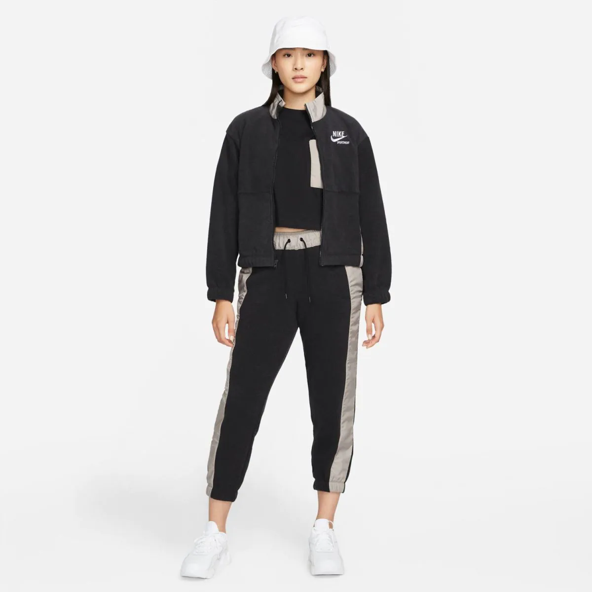 Women's nike sportswear clearance archive cropped track jacket