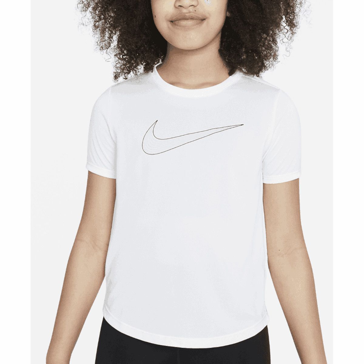 Nike Dri FIT One Big Kids Girls Short Sleeve Training To