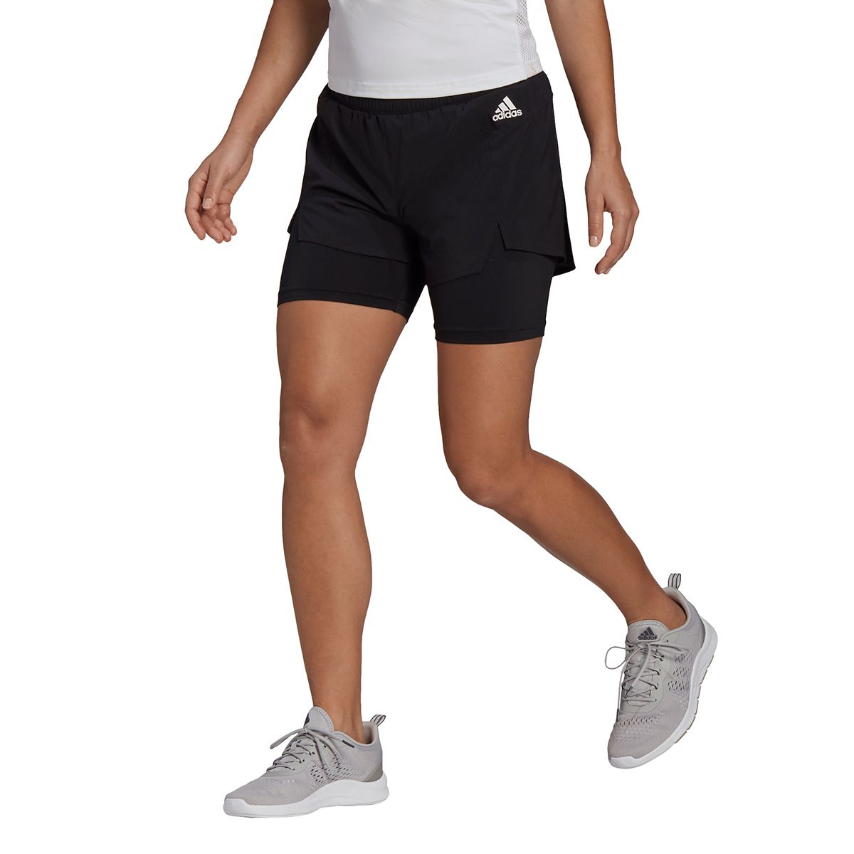 adidas Primeblue Designed To Move 2 in 1 Women s Sport Short