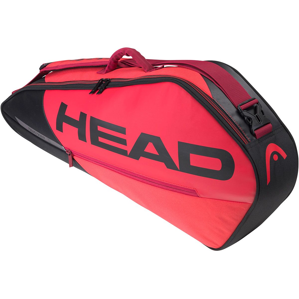 Head Tour Team 3 racquet racket tennis bag Authorized Dealer Fluorescent Red 