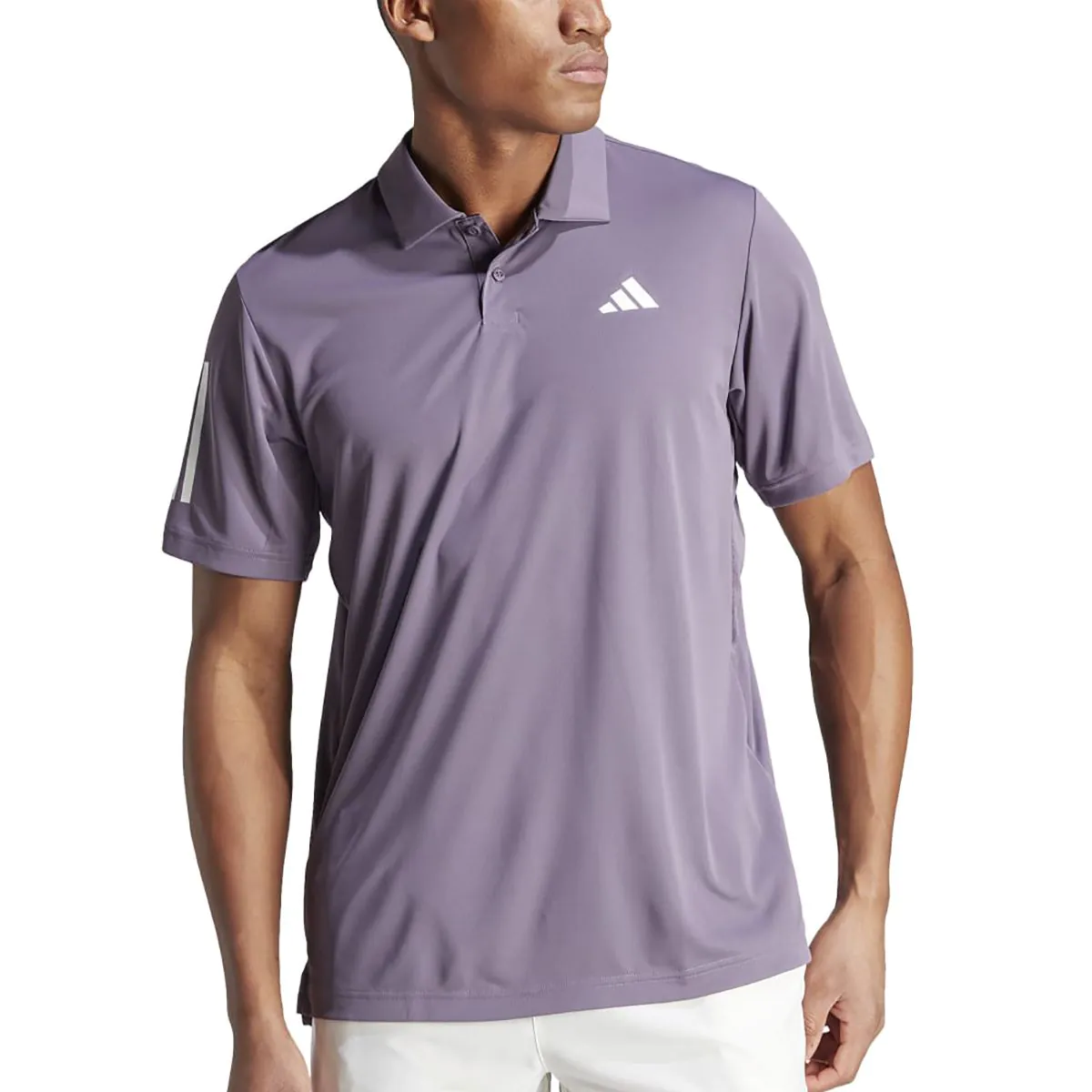 Purple adidas deals golf shirt