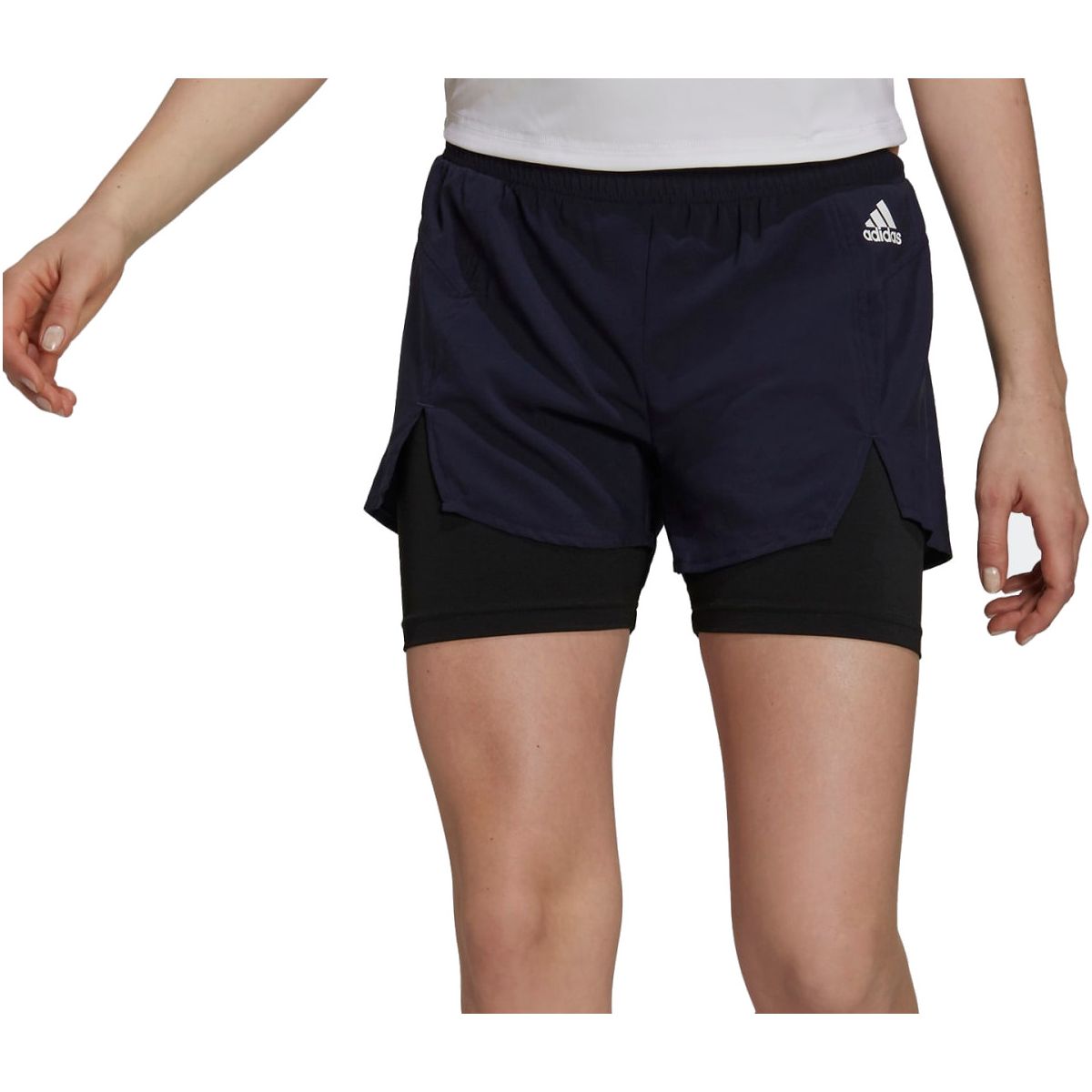adidas Primeblue Designed To Move 2 in 1 Women s Sport Short