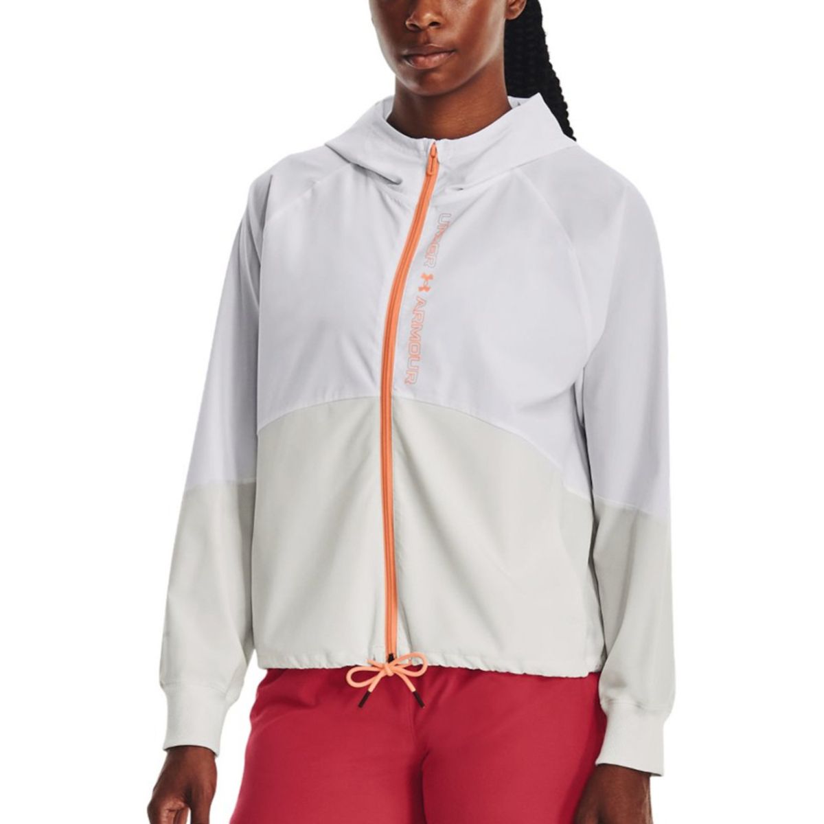 Under Armour Women's Woven Full-Zip Jacket 1369889-100